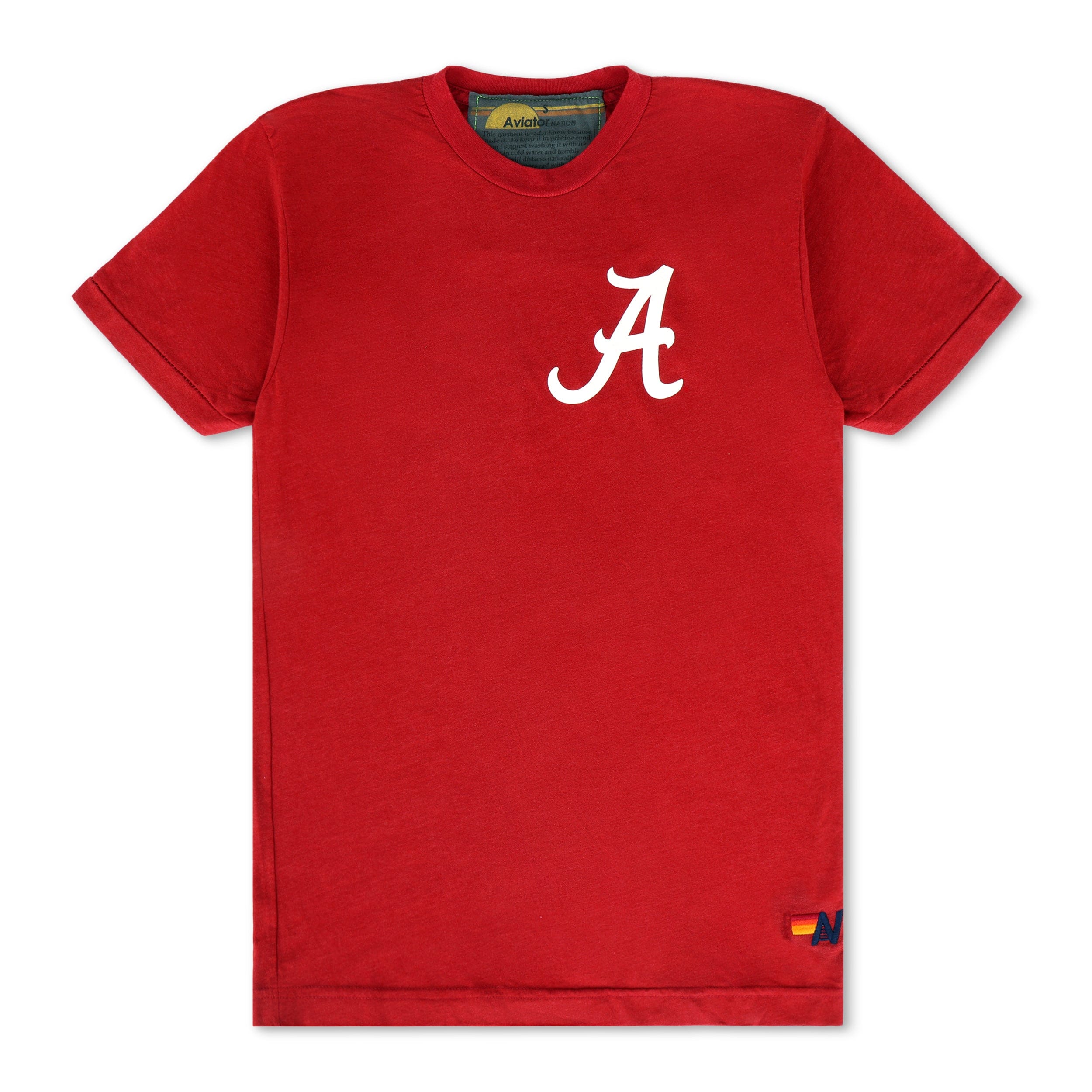 UNIVERSITY OF ALABAMA BOLT CREW TEE SHIRT - CRIMSON - Image 5