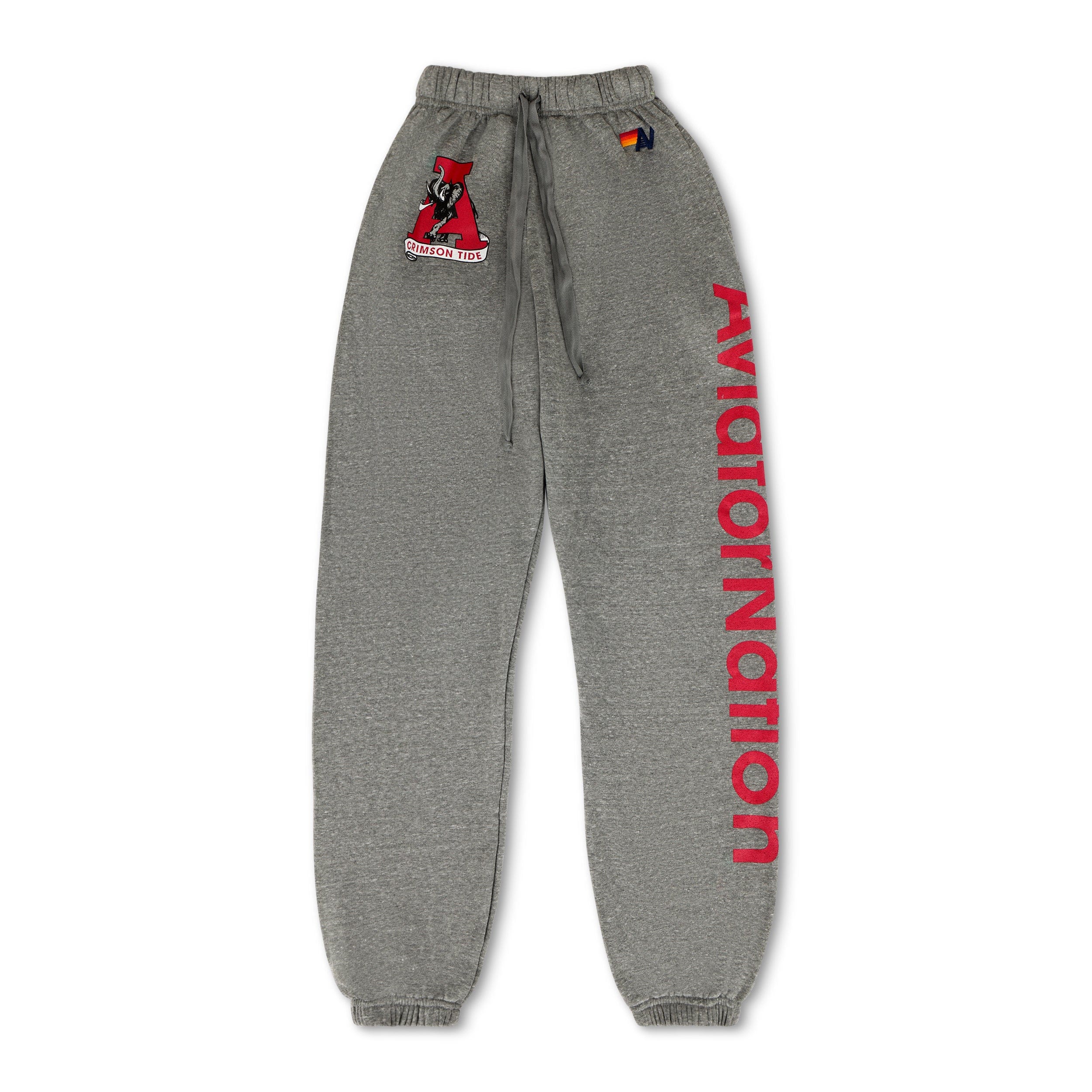 UNIVERSITY OF ALABAMA UNISEX POCKET SWEATPANTS - HEATHER GREY - Image 6