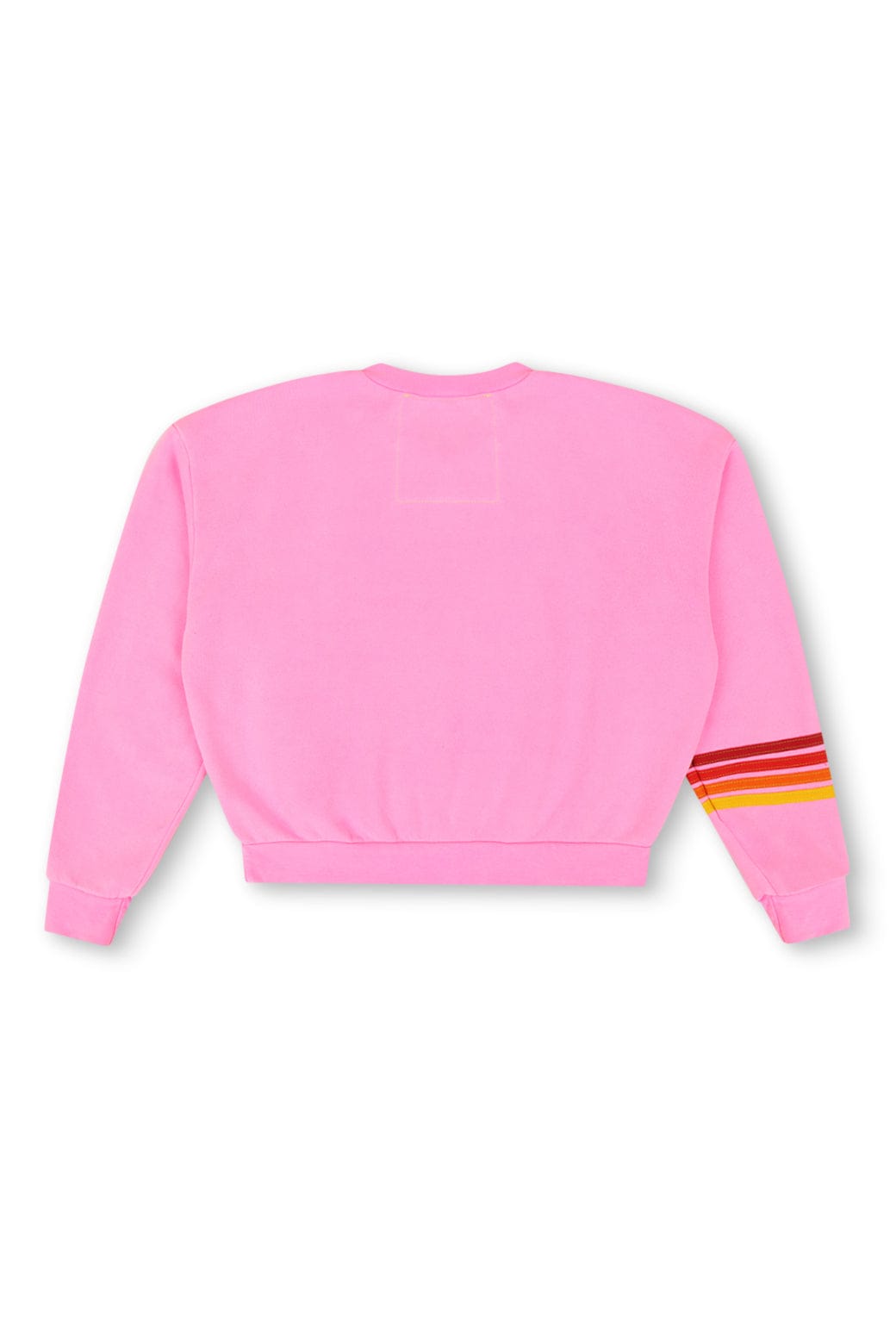 UNIVERSITY OF TEXAS RUGBY STITCH CREW SWEATSHIRT RELAXED - NEON PINK - Image 5