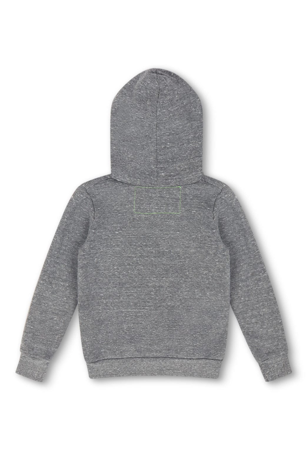 LOGO STITCH KIDS PULLOVER HOODIE - HEATHER GREY - Image 2