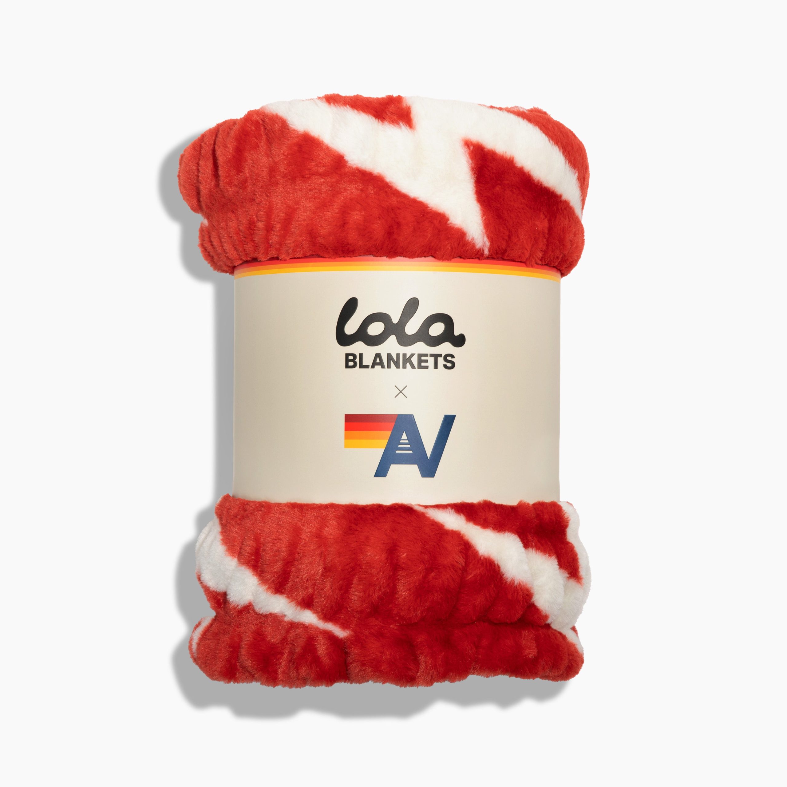 Aviator Nation x Lola Blanket - Red // White Bolt - Image 2