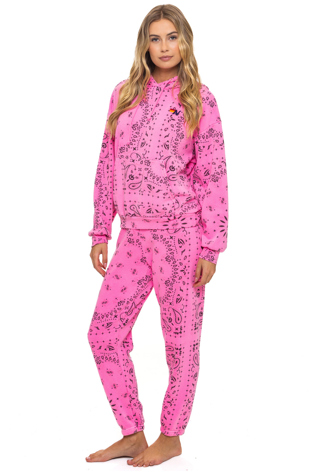 BANDANA SWEATPANTS - NEON PINK - Image 4