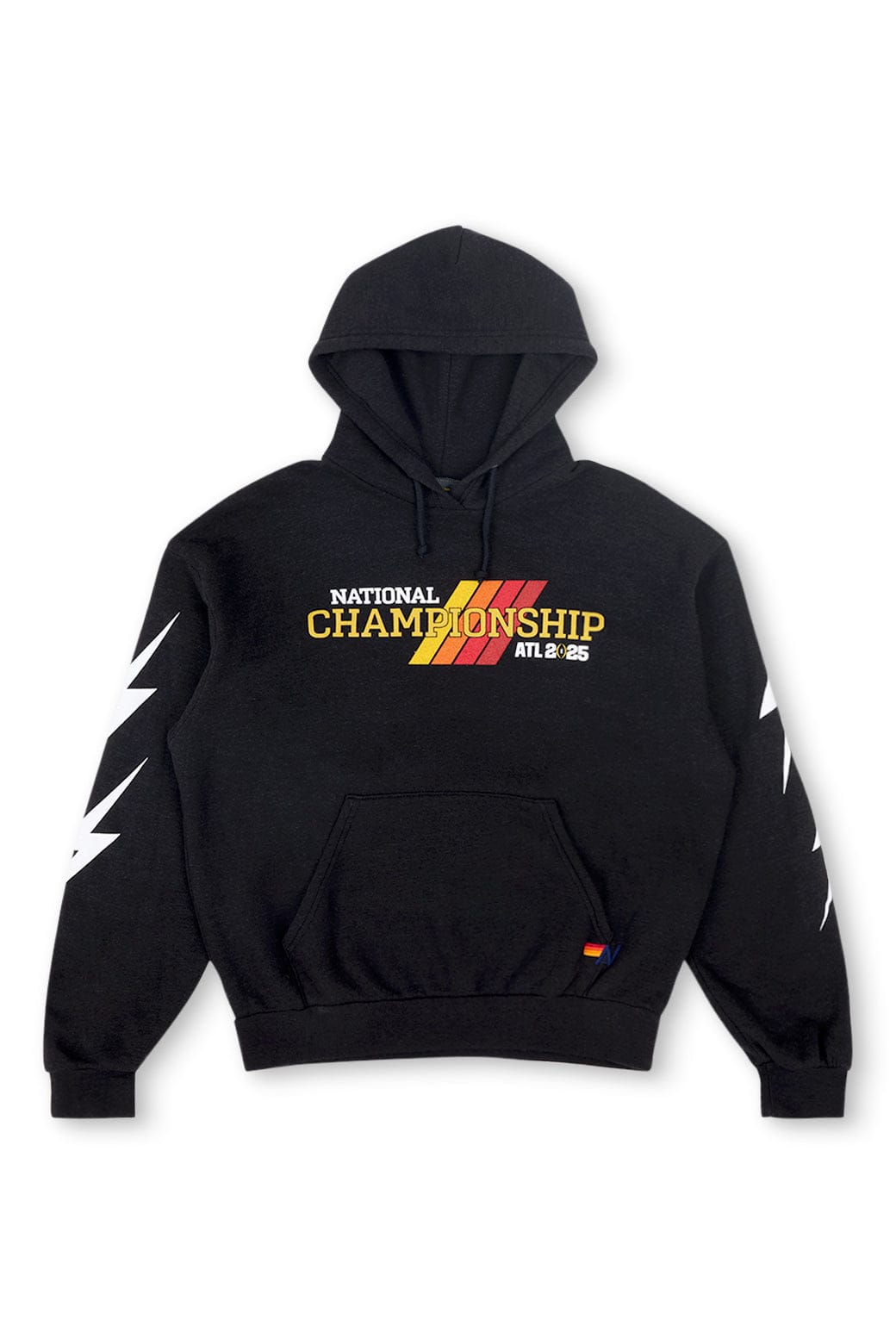CFP NATIONAL CHAMPIONSHIP 2025 UNISEX RELAXED PULLOVER HOODIE - BLACK - Image 4