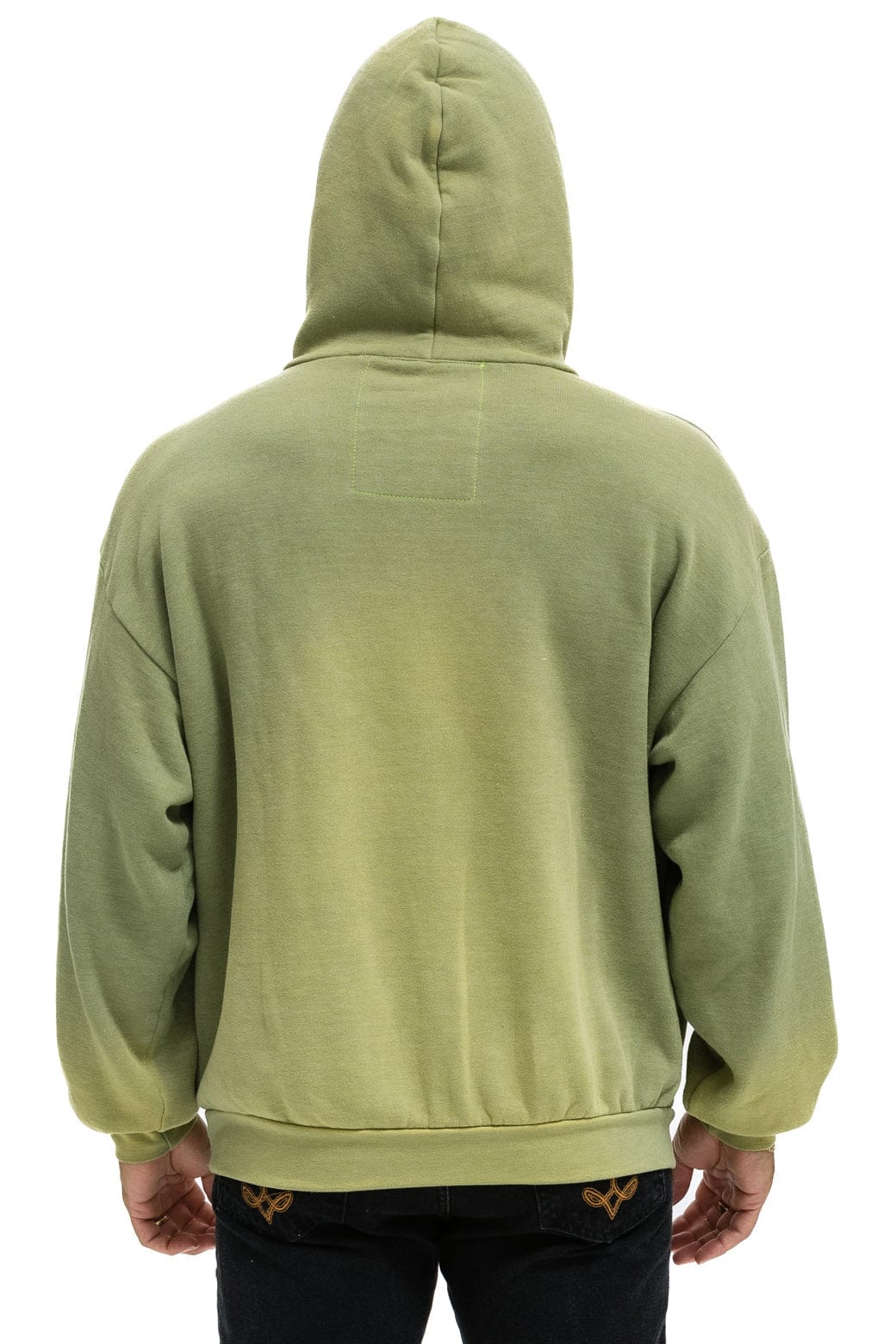 VINTAGE LOGO RELAXED PULLOVER HOODIE - FADED ARMY - Image 12