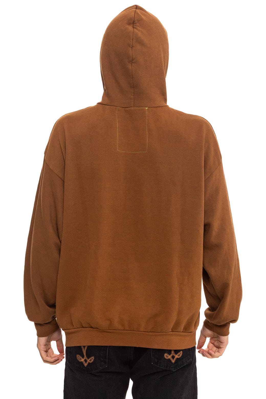 MOUNTAIN STITCH CHEVRON PULLOVER HOODIE RELAXED - CINNAMON - Image 11