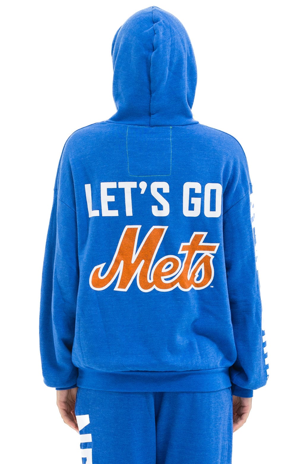 NY METS RELAXED PULLOVER HOODIE - BLUE - Image 7