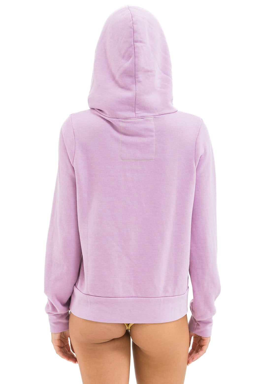 5 STRIPE HOODIE - MAUVE // WHITE NEON - Image 5