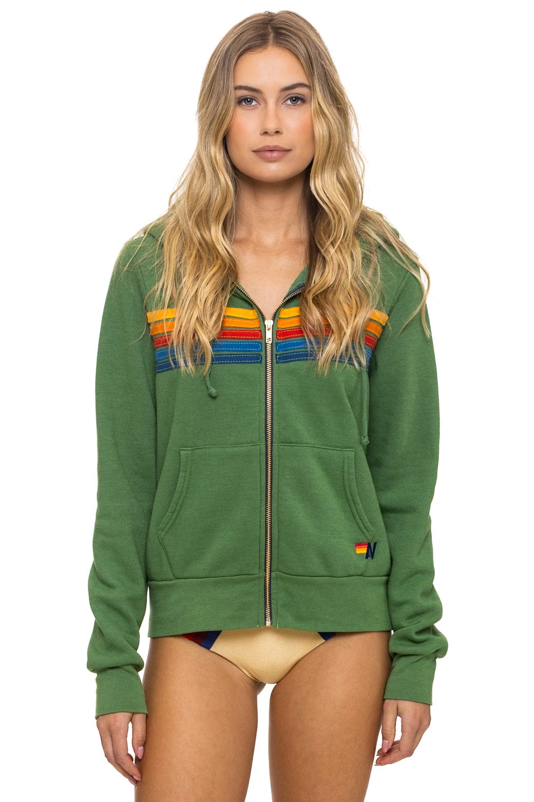 5 STRIPE HOODIE - PALM - Image 5