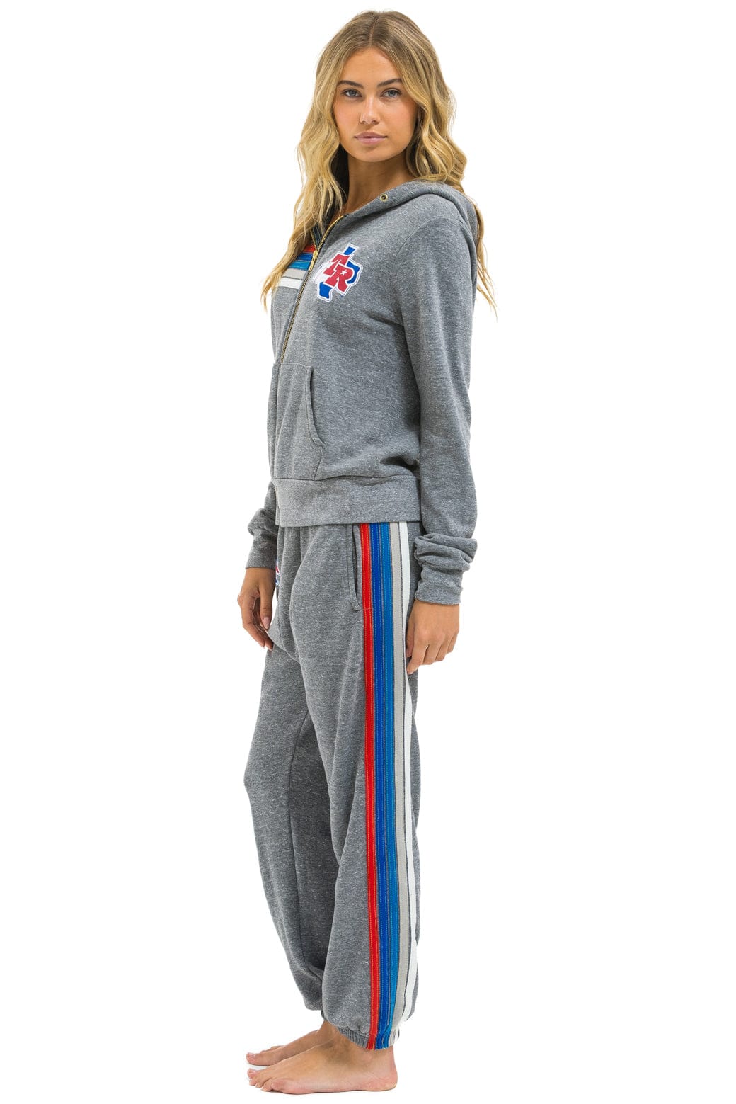 TEXAS RANGERS 5 STRIPE UNISEX SWEATPANTS - HEATHER // USA - Image 4