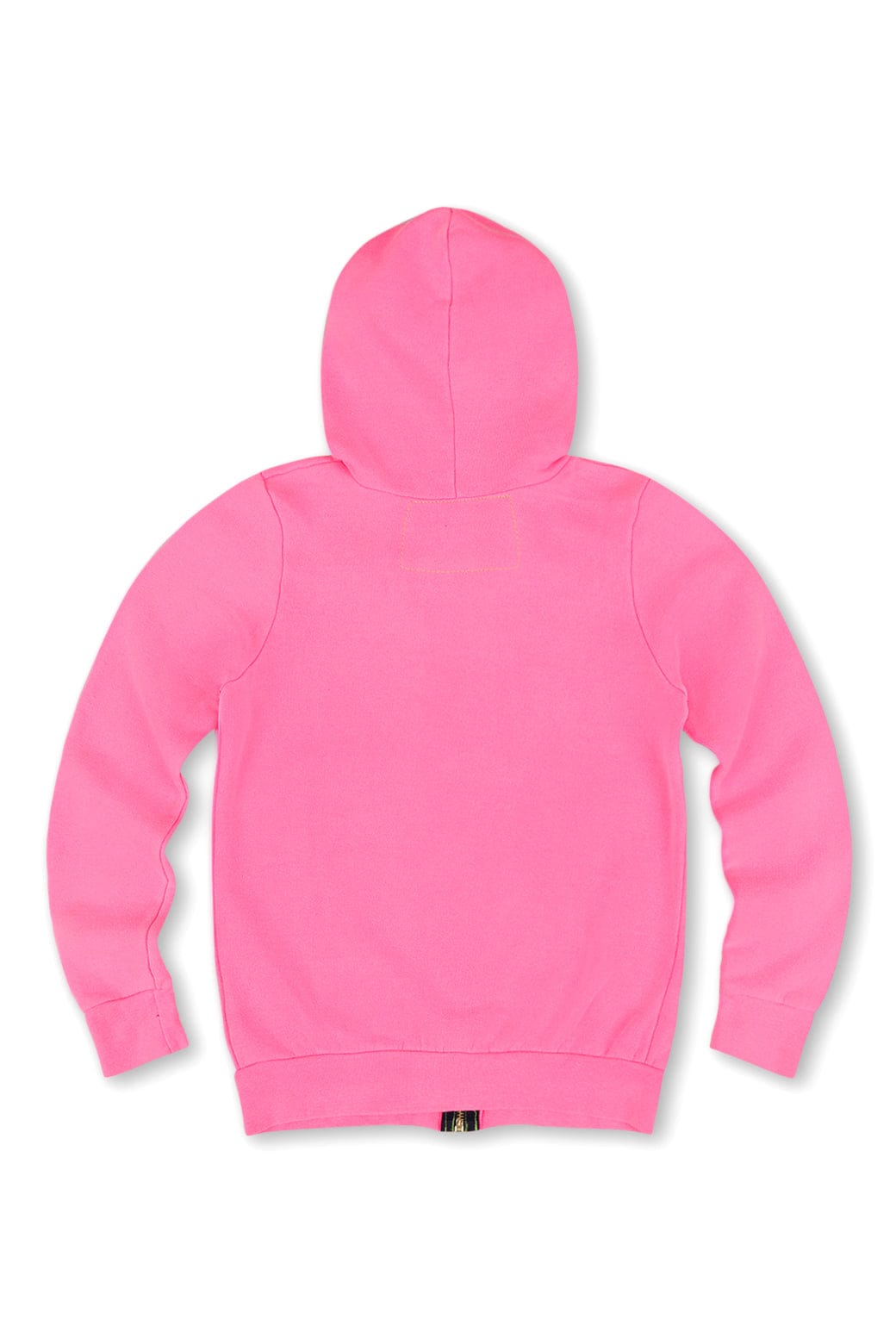 KID'S 5 STRIPE HOODIE - NEON PINK - Image 2