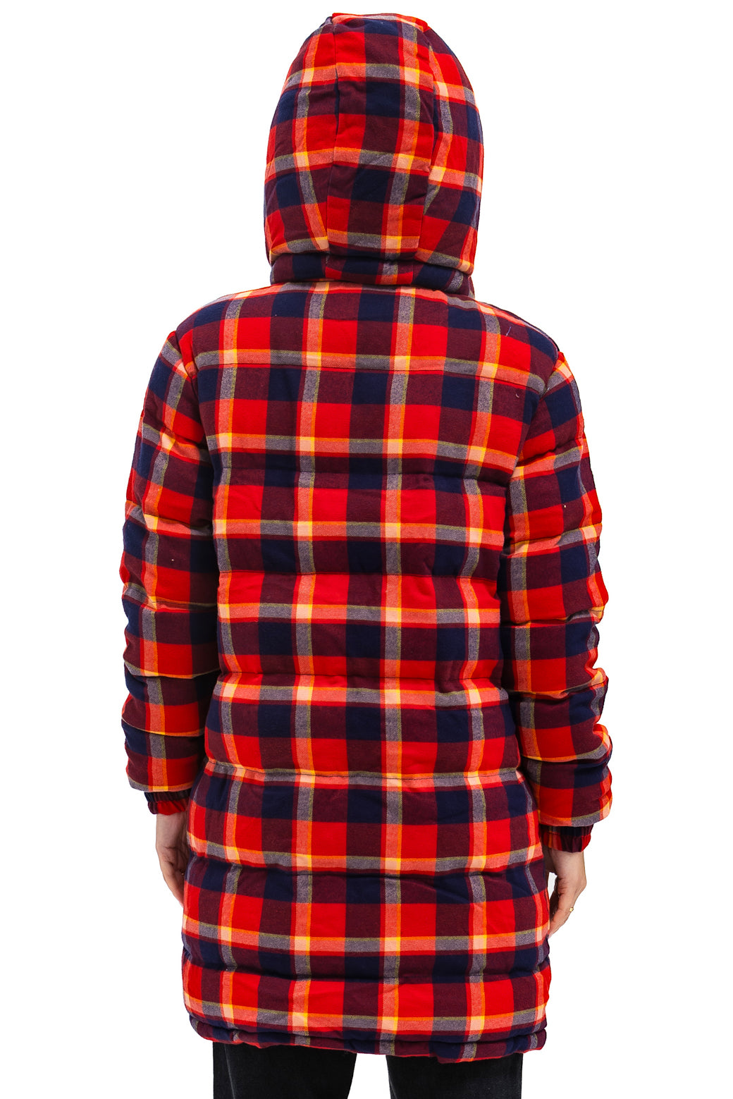 PLAID UNISEX LONG TREKKER JACKET - RUGBY PLAID - Image 7