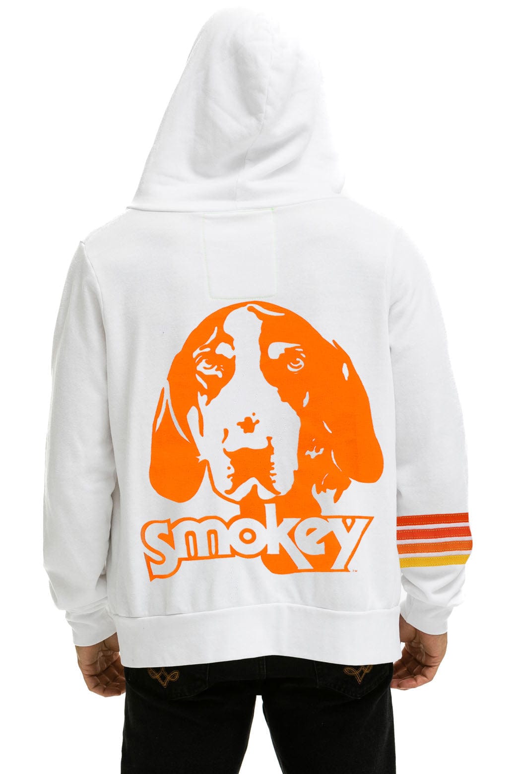 UNIVERSITY OF TENNESSEE SMOKEY ZIP HOODIE - WHITE - Image 6