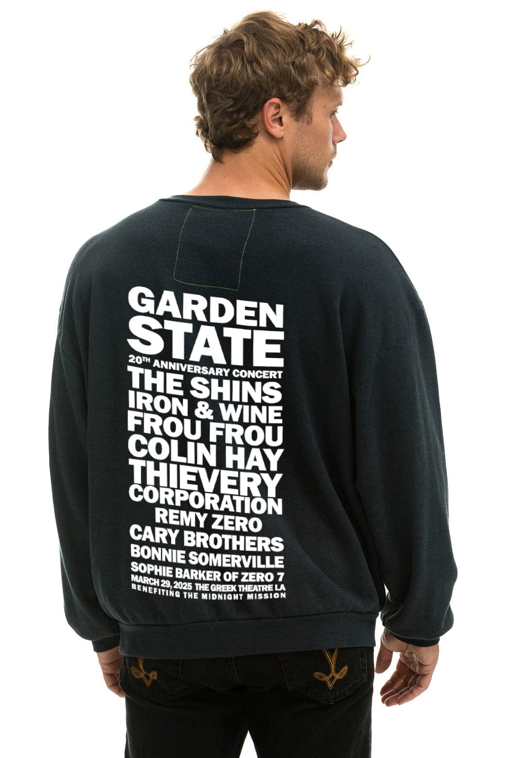GARDEN STATE CONCERT CREW SWEATSHIRT RELAXED - CHARCOAL - Image 4