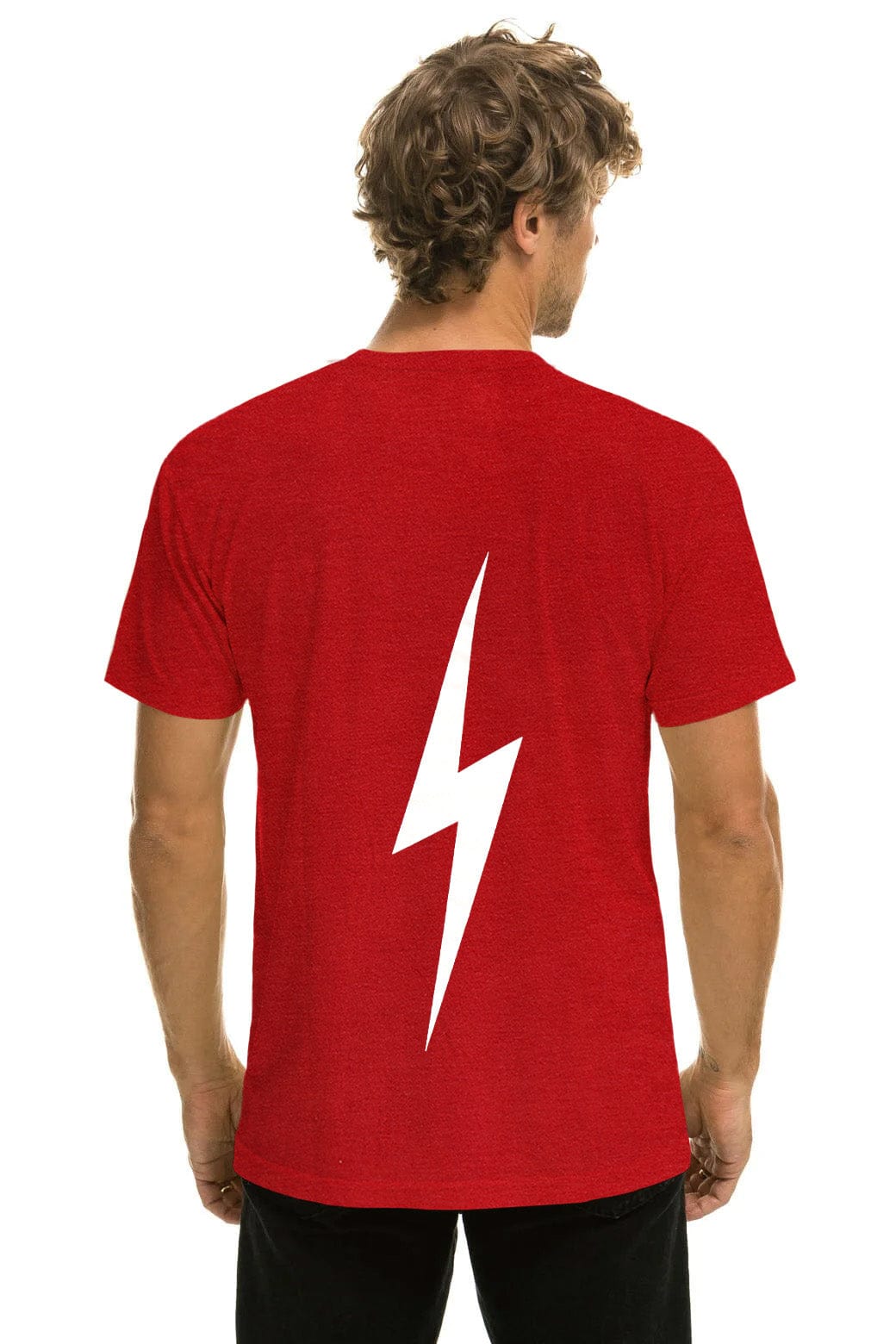UNIVERSITY OF ALABAMA BOLT CREW TEE SHIRT - CRIMSON - Image 3