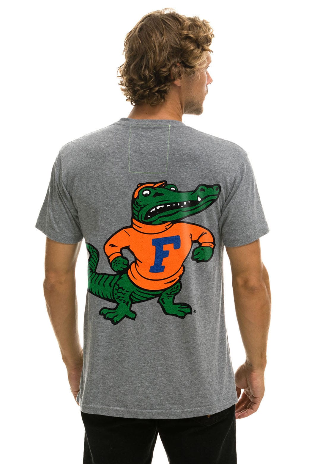 UNIVERSITY OF FLORIDA GATORS CREW TEE SHIRT - HEATHER - Image 2