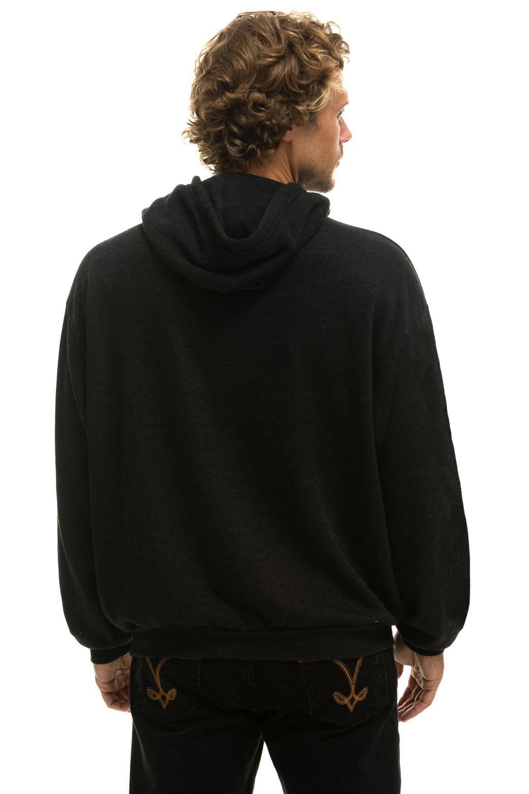MEMBER EXCLUSIVE RELAXED PULLOVER HOODIE - BLACK - Image 4