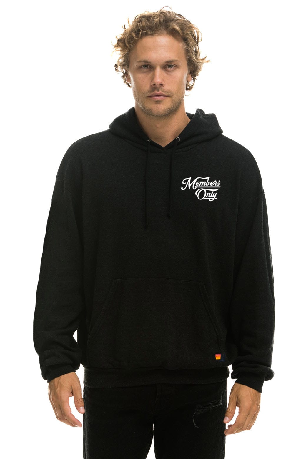 MEMBER EXCLUSIVE RELAXED PULLOVER HOODIE - BLACK - Image 2