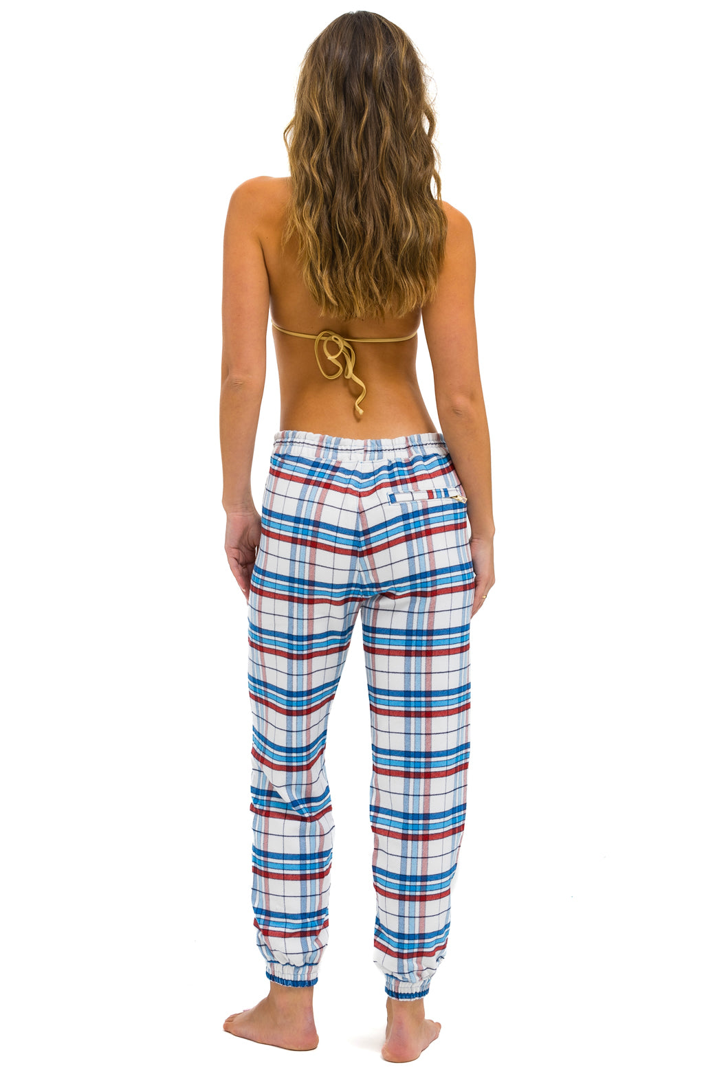 UNISEX PLAID LODGE PANT - MONTAUK PLAID - Image 7