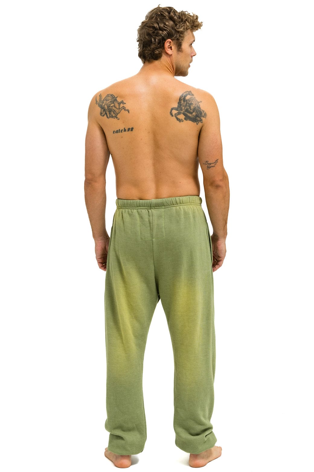 VINTAGE LOGO SWEATPANTS - FADED ARMY - Image 2