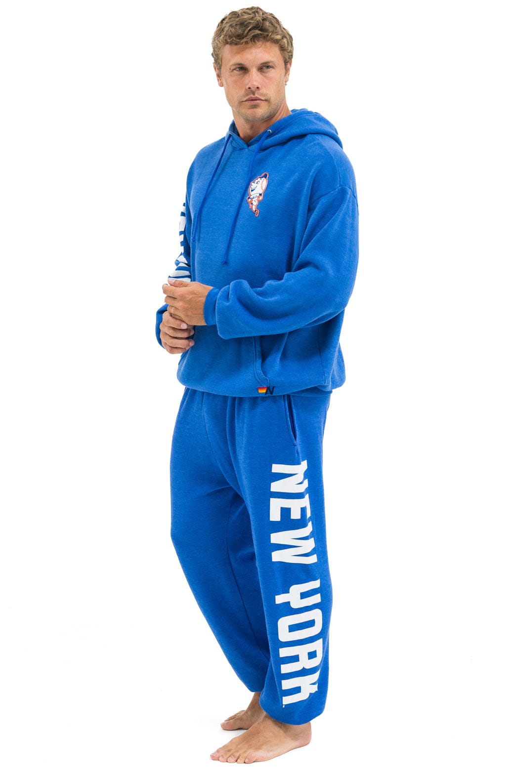 NY METS RELAXED PULLOVER HOODIE - BLUE - Image 11