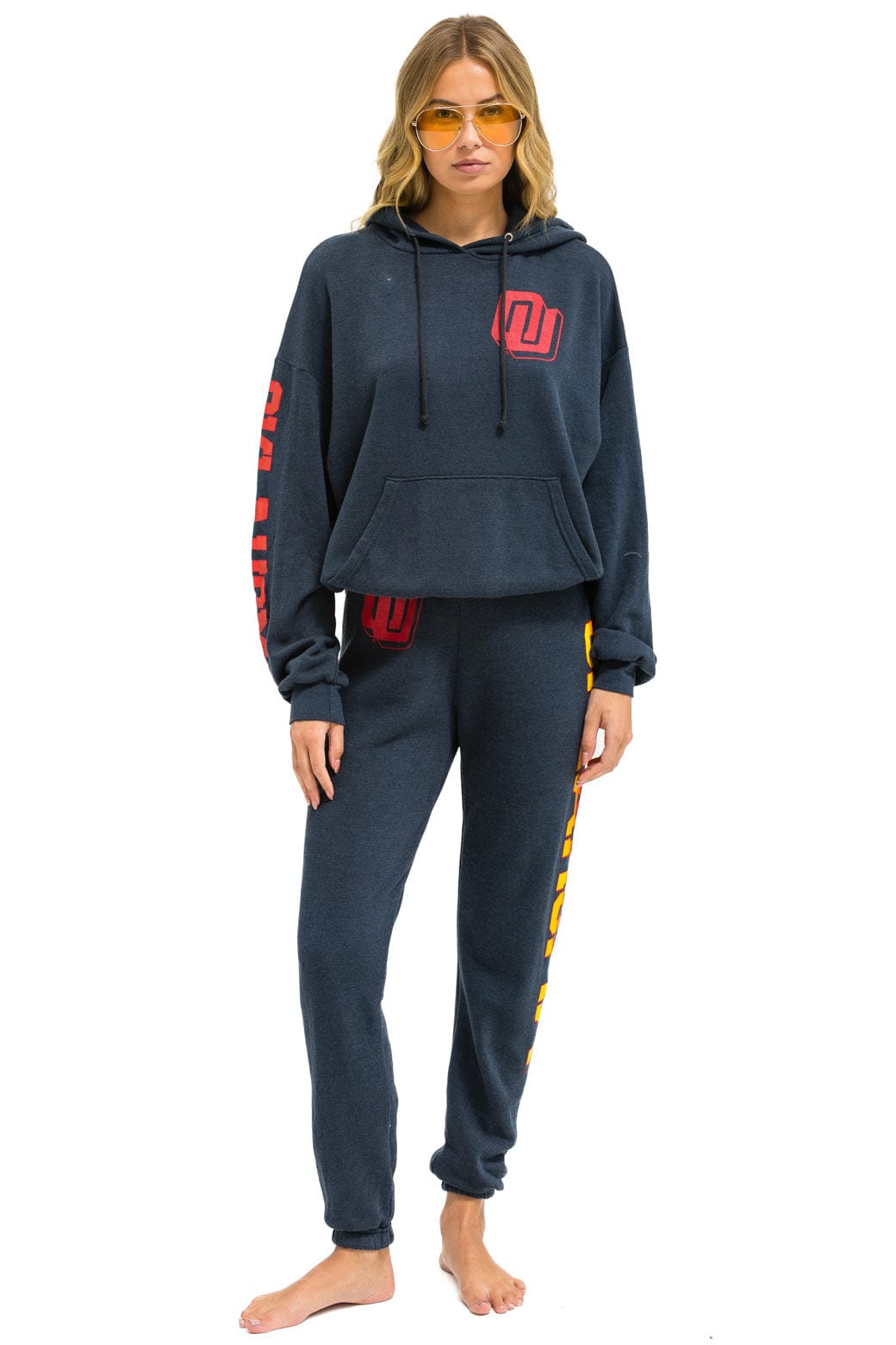 UNIVERSITY OF OKLAHOMA UNISEX SWEATPANTS - CHARCOAL - Image 4