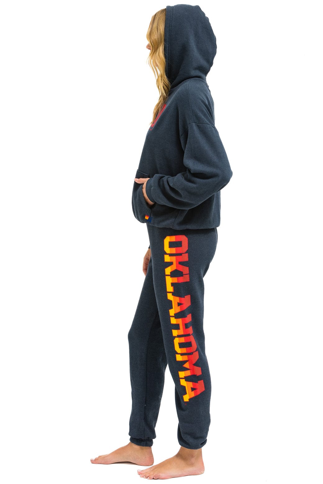 UNIVERSITY OF OKLAHOMA UNISEX SWEATPANTS - CHARCOAL - Image 2