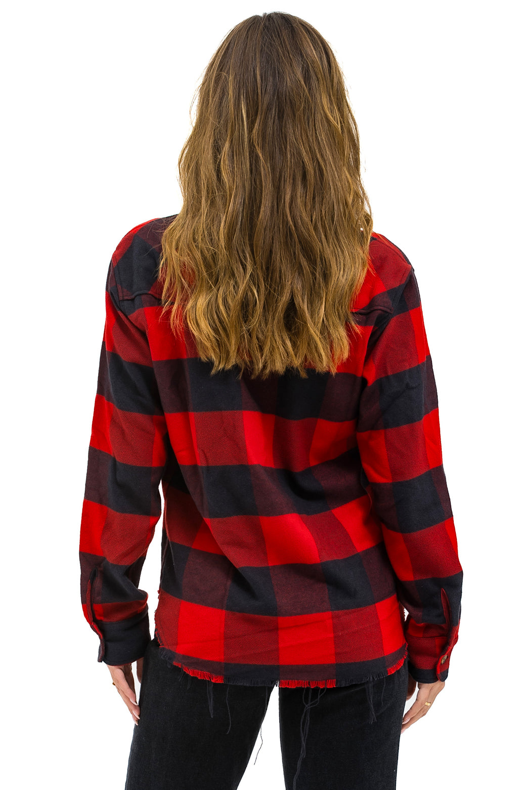 PLAID FLANNEL WESTERN SHIRT - BUFFALO PLAID - Image 5