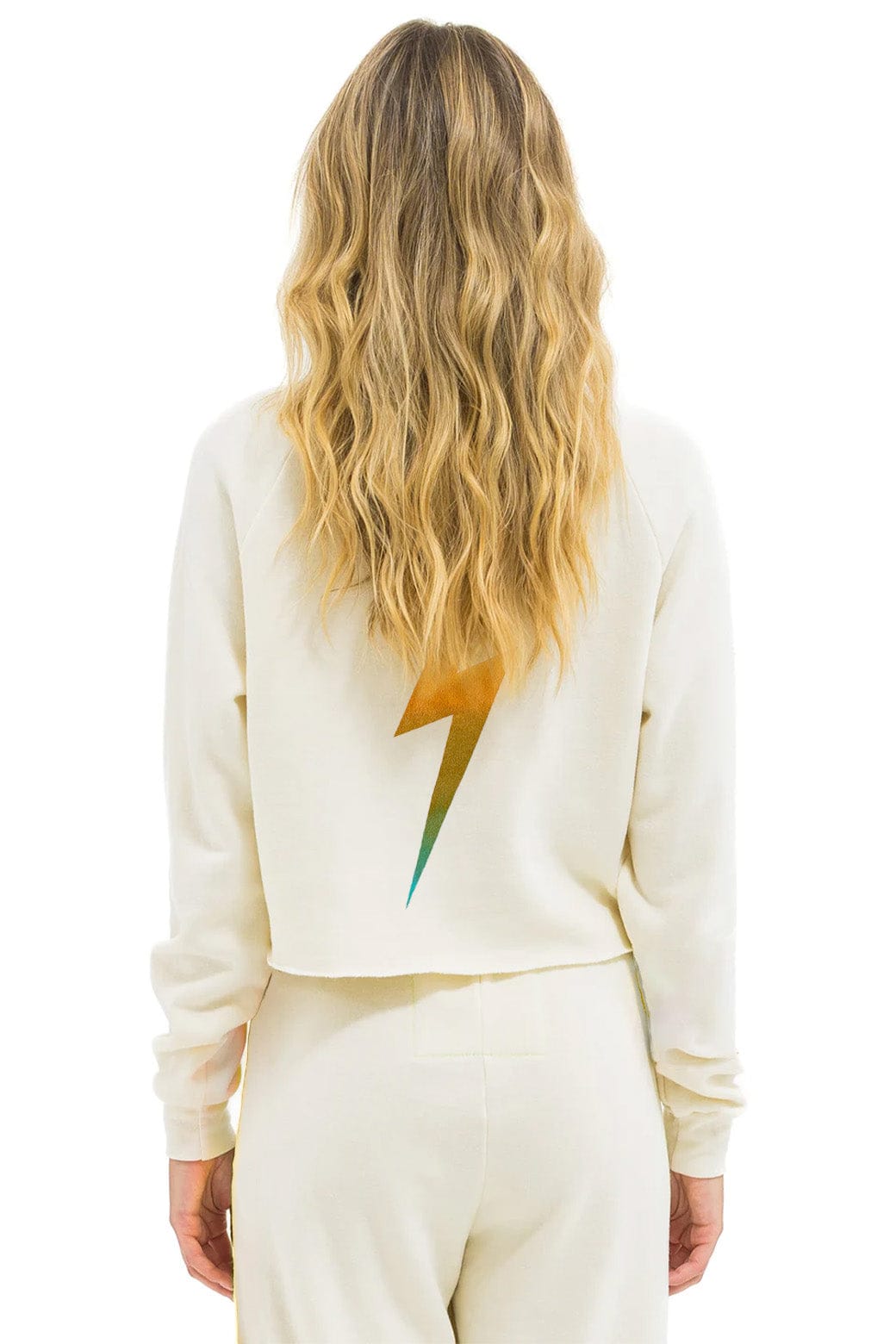 BOURBON AND BEYOND 2025 CROPPED CREW SWEATSHIRT RELAXED - VINTAGE WHITE - Image 2