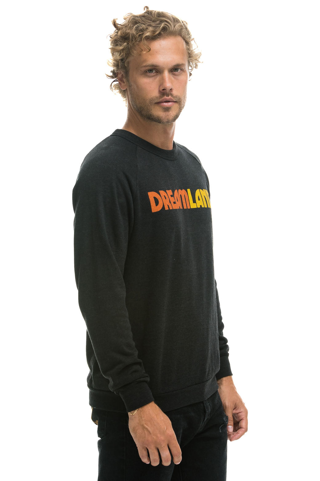 DREAMLAND LOGO CREW SWEATSHIRT - BLACK - Image 6