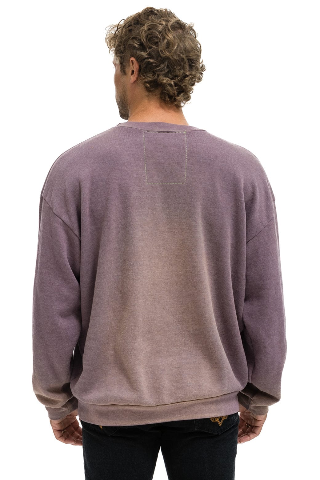 ESSENTIAL RELAXED CREW SWEATSHIRT - FADED MOCHA - Image 8