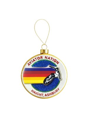 AVIATOR NATION HAIGHT ASHBURY - BLOWN GLASS ORNAMENT