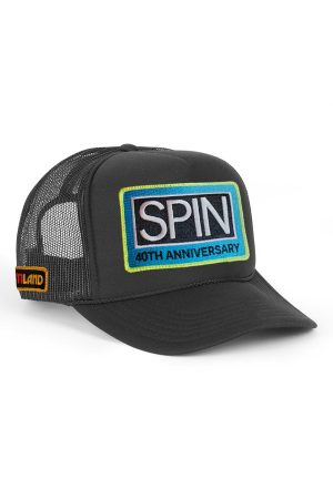 SPIN MAGAZINE 2025  VINTAGE LOW RISE TRUCKER - BLACK