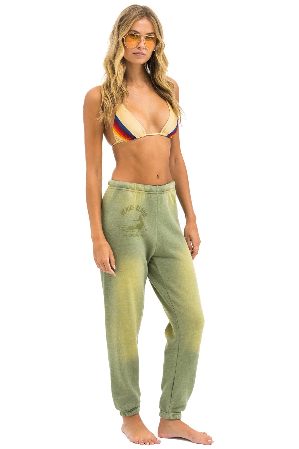 VENICE SURFER SWEATPANTS - FADED ARMY - Image 2
