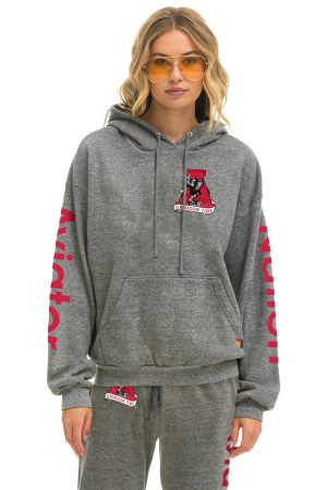UNIVERSITY OF ALABAMA RELAXED PULLOVER HOODIE - HEATHER