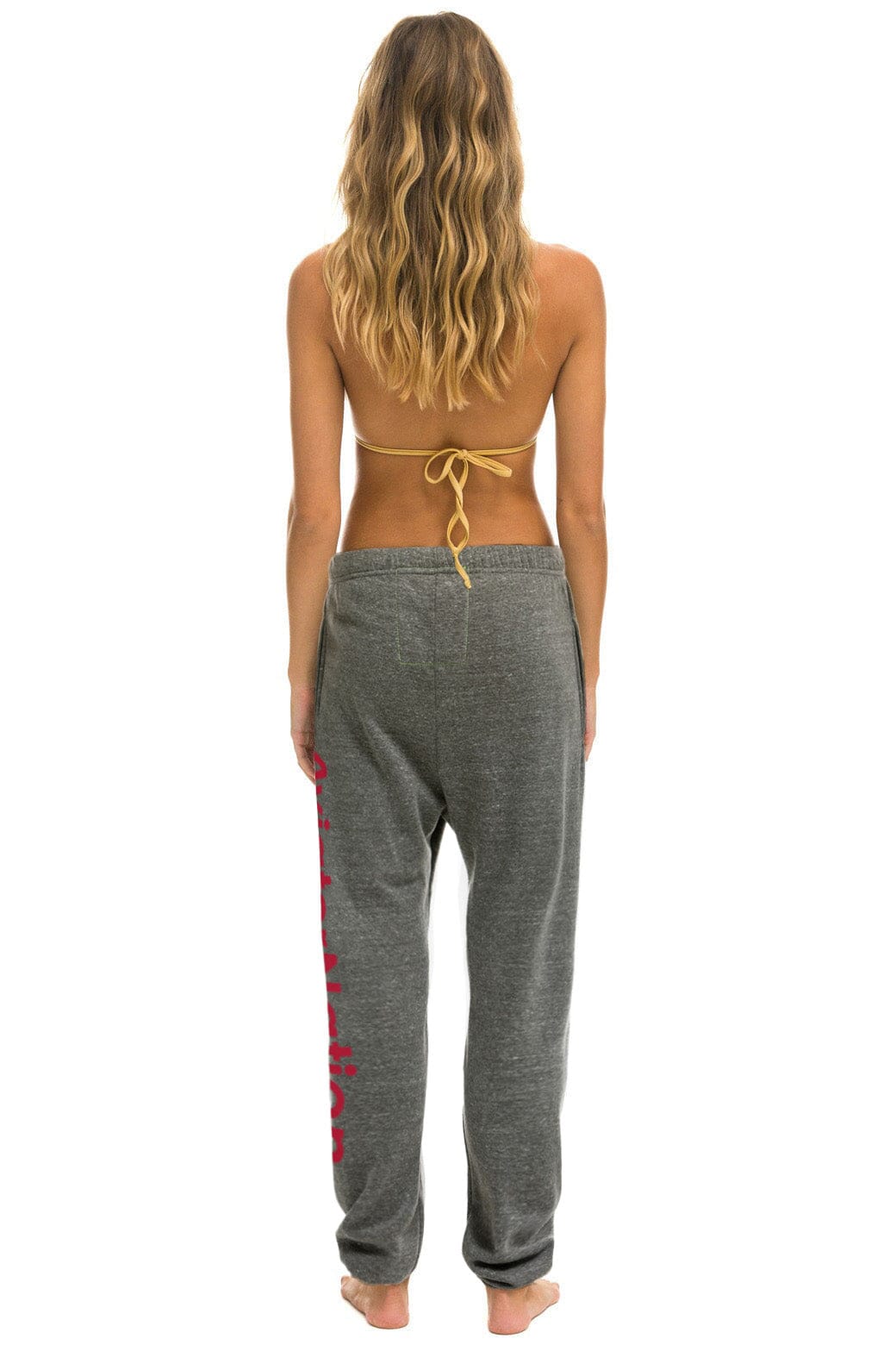 UNIVERSITY OF ALABAMA UNISEX POCKET SWEATPANTS - HEATHER GREY - Image 4