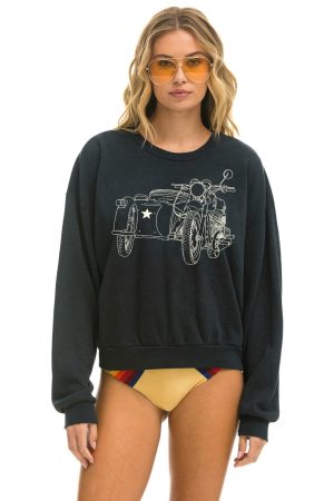 GARDEN STATE CONCERT CREW SWEATSHIRT RELAXED - CHARCOAL
