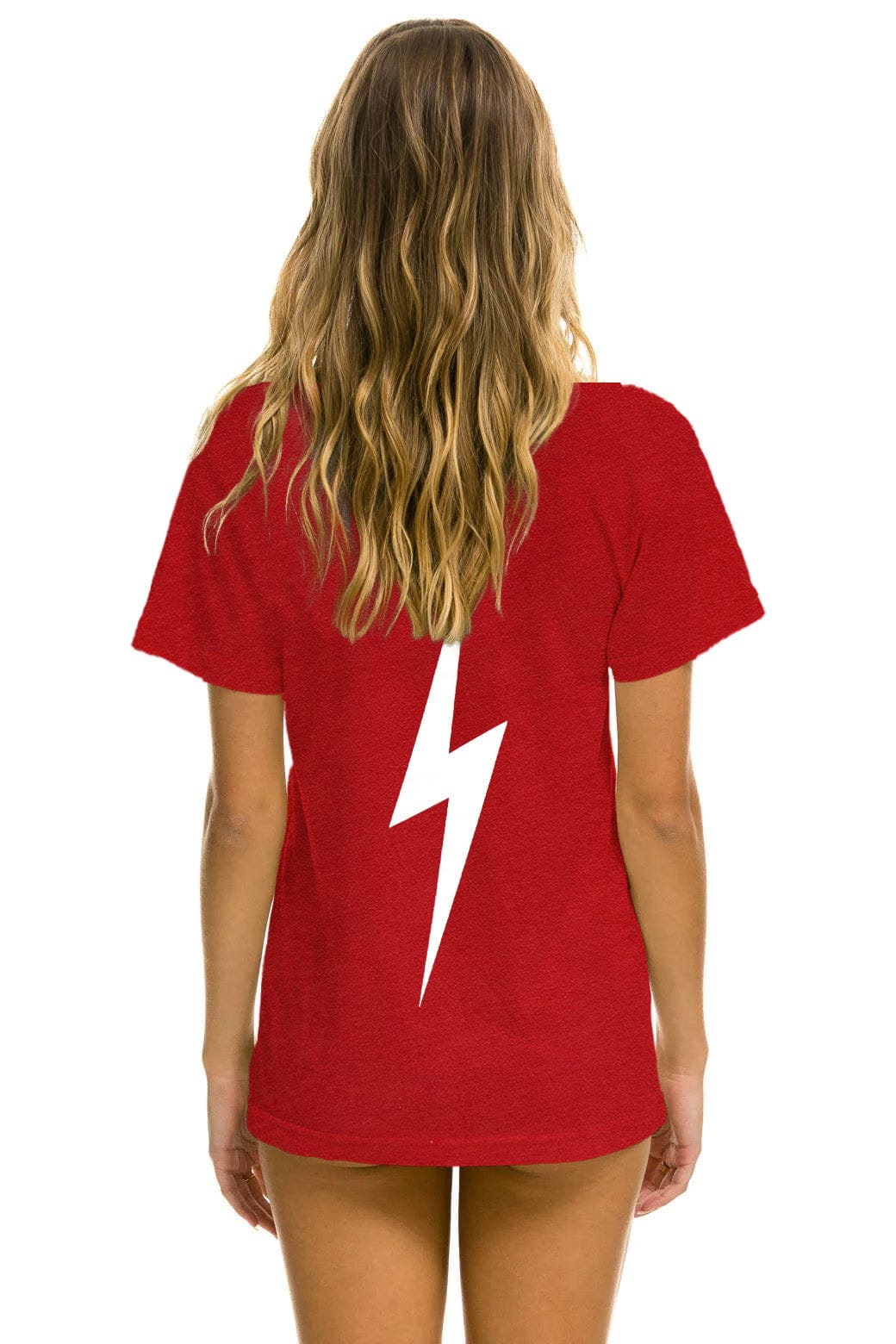 UNIVERSITY OF ALABAMA BOLT CREW TEE SHIRT - CRIMSON - Image 4
