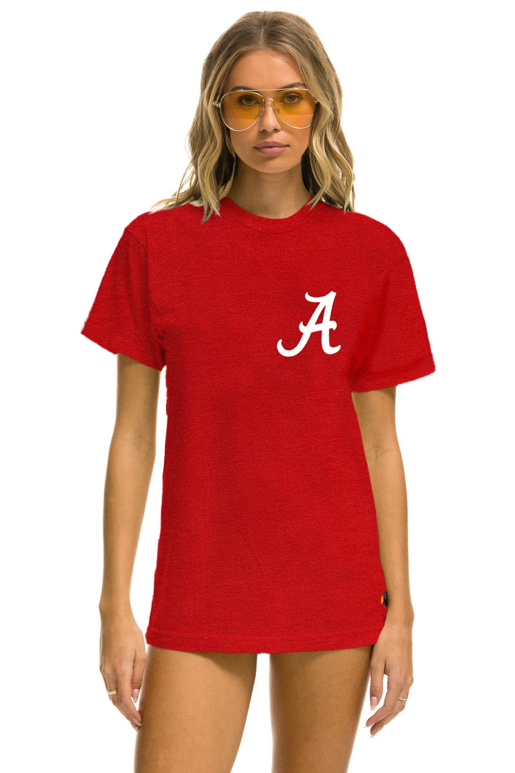 UNIVERSITY OF ALABAMA BOLT CREW TEE SHIRT - CRIMSON - Image 2