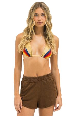 ESSENTIAL CLUB SHORTS - CHOCOLATE