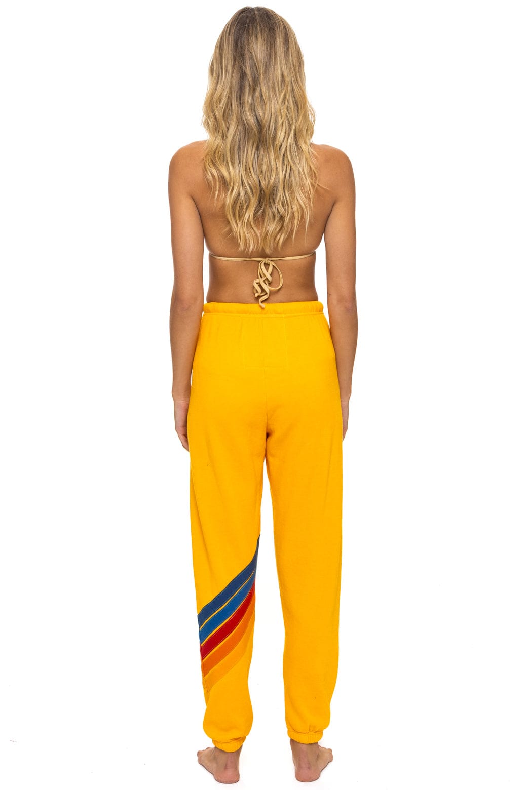 ALL SEASONS CIRCLE CHEVRON SWEATPANTS - GOLD - Image 6