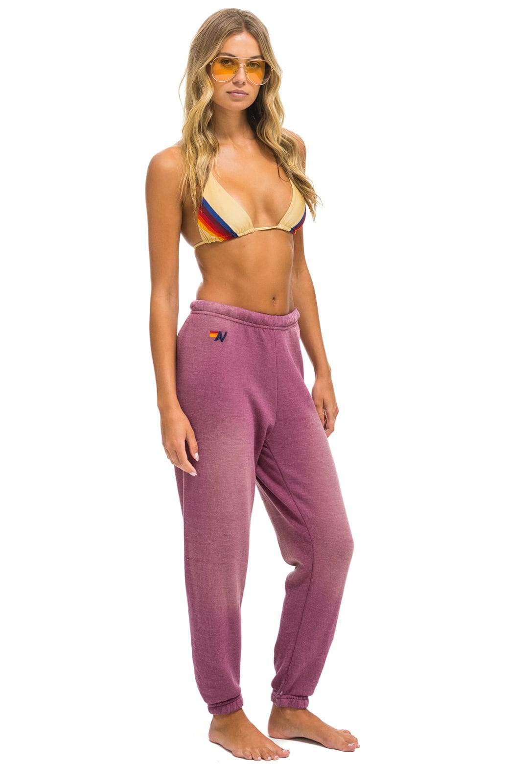 ESSENTIAL SWEATPANTS - FADED BERRY - Image 3