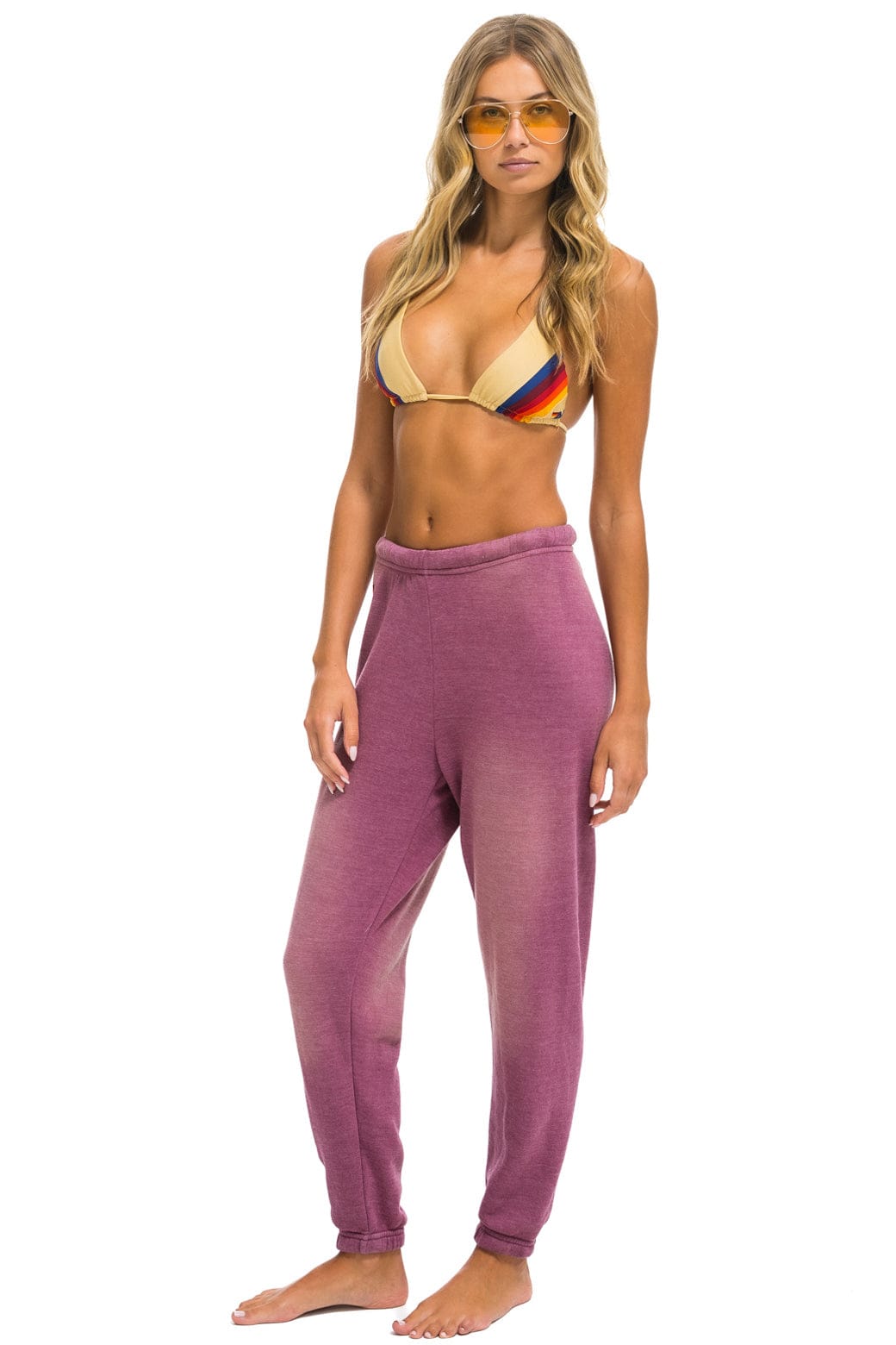 ESSENTIAL SWEATPANTS - FADED BERRY - Image 2