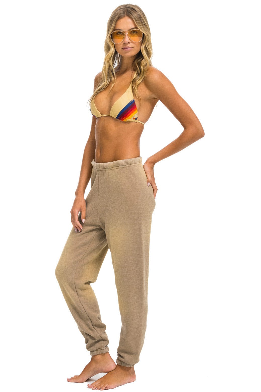 ESSENTIAL SWEATPANTS - FADED TAN - Image 2