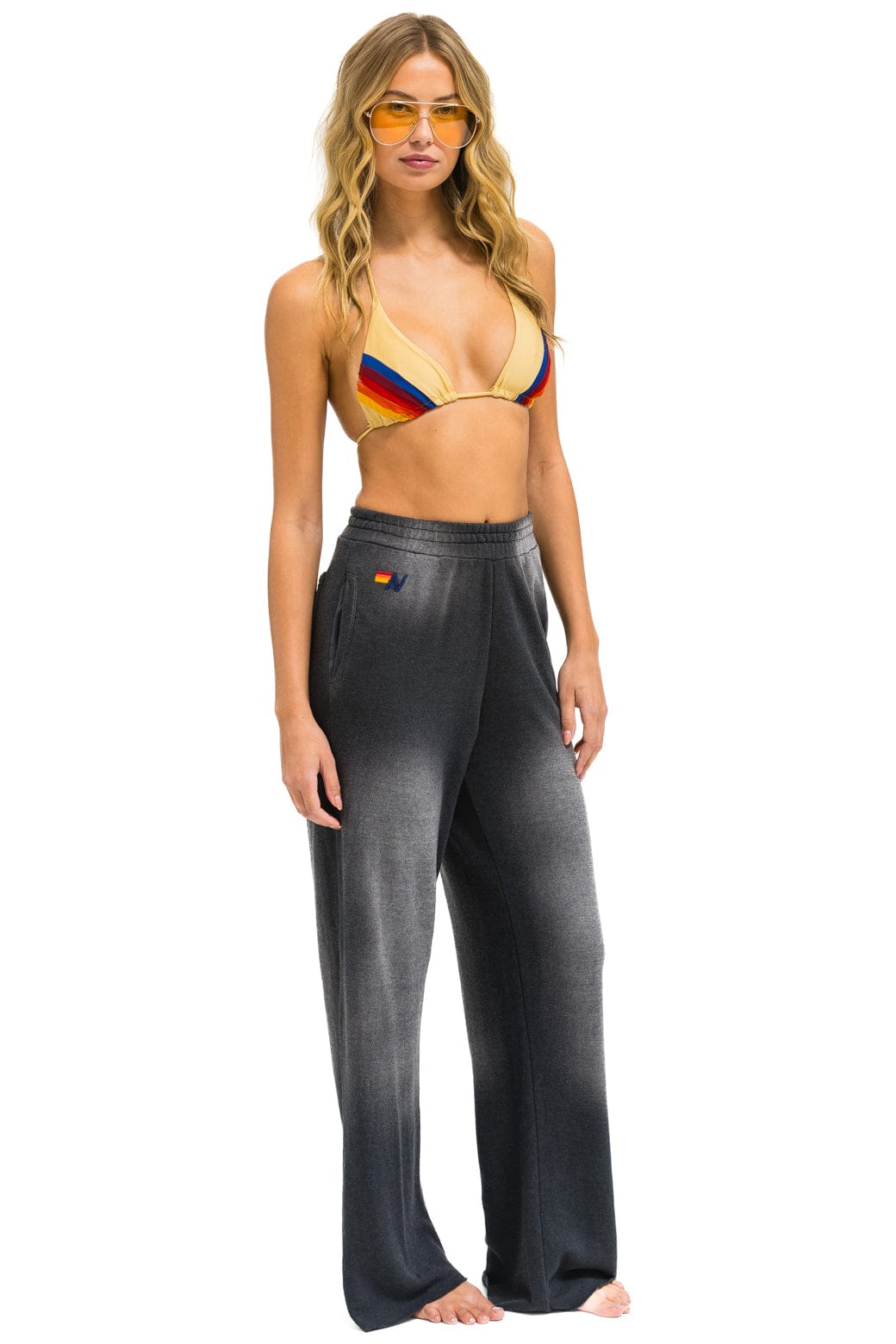 AN 3D WIDE LEG POCKET SWEATPANTS - FADED SMOKE - Image 3
