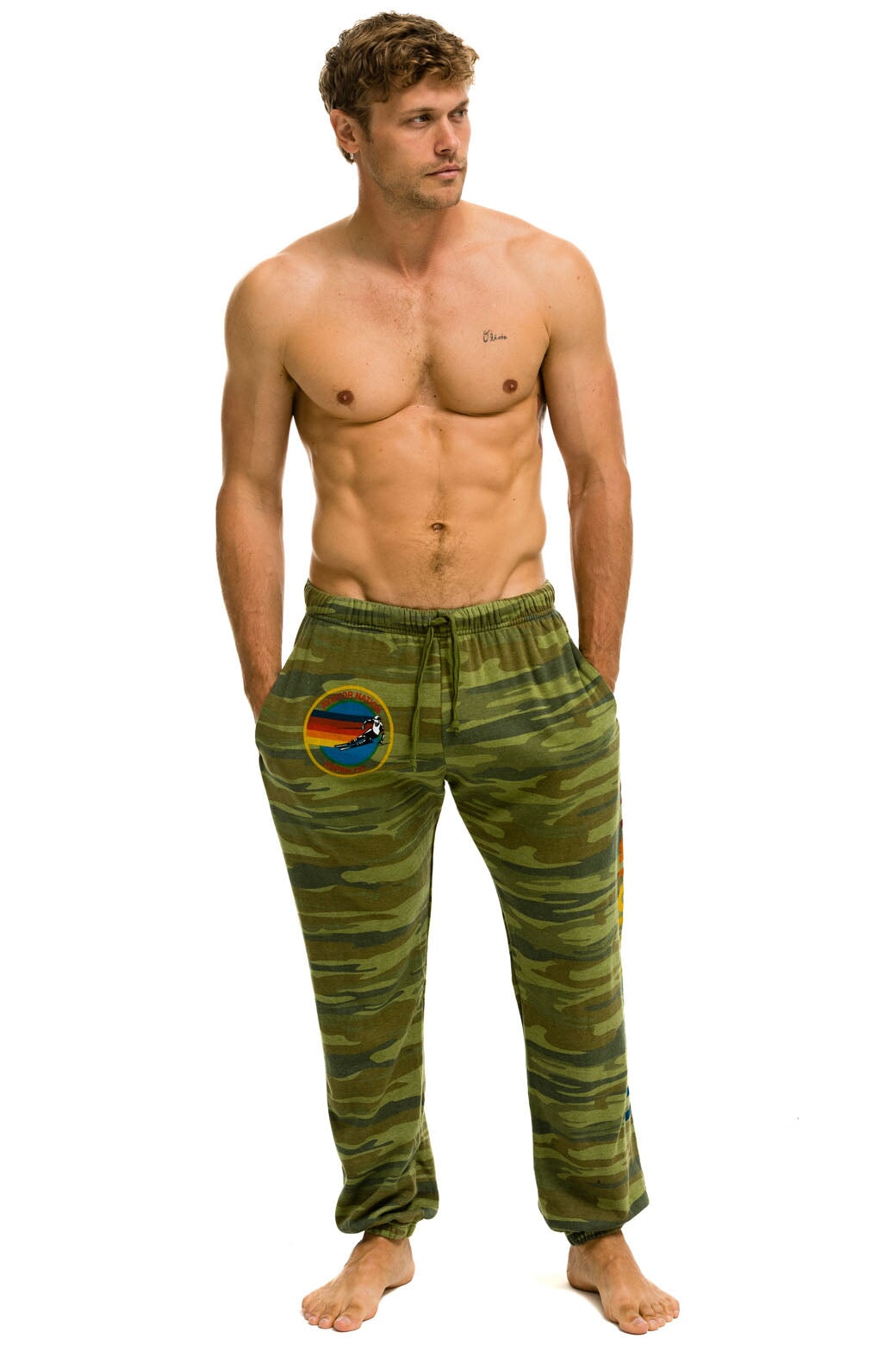 AVIATOR NATION ASPEN SWEATPANTS - CAMO - Image 5