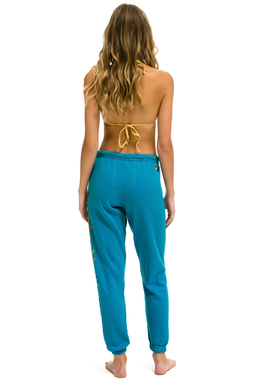 AVIATOR NATION ASPEN SWEATPANTS - TEAL - Image 3