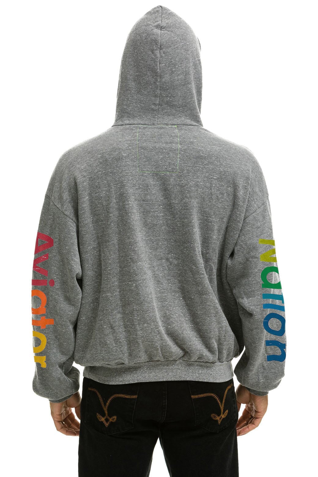 AVIATOR NATION LAS VEGAS RELAXED PULLOVER HOODIE - HEATHER GREY - Image 3