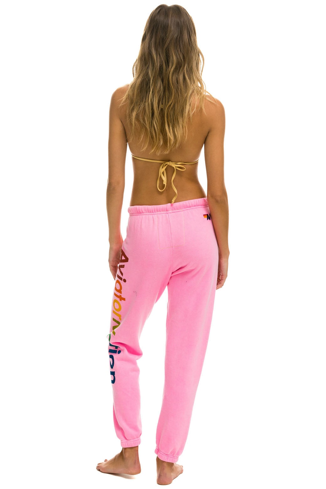 AVIATOR NATION LAS VEGAS SWEATPANT - NEON PINK - Image 3