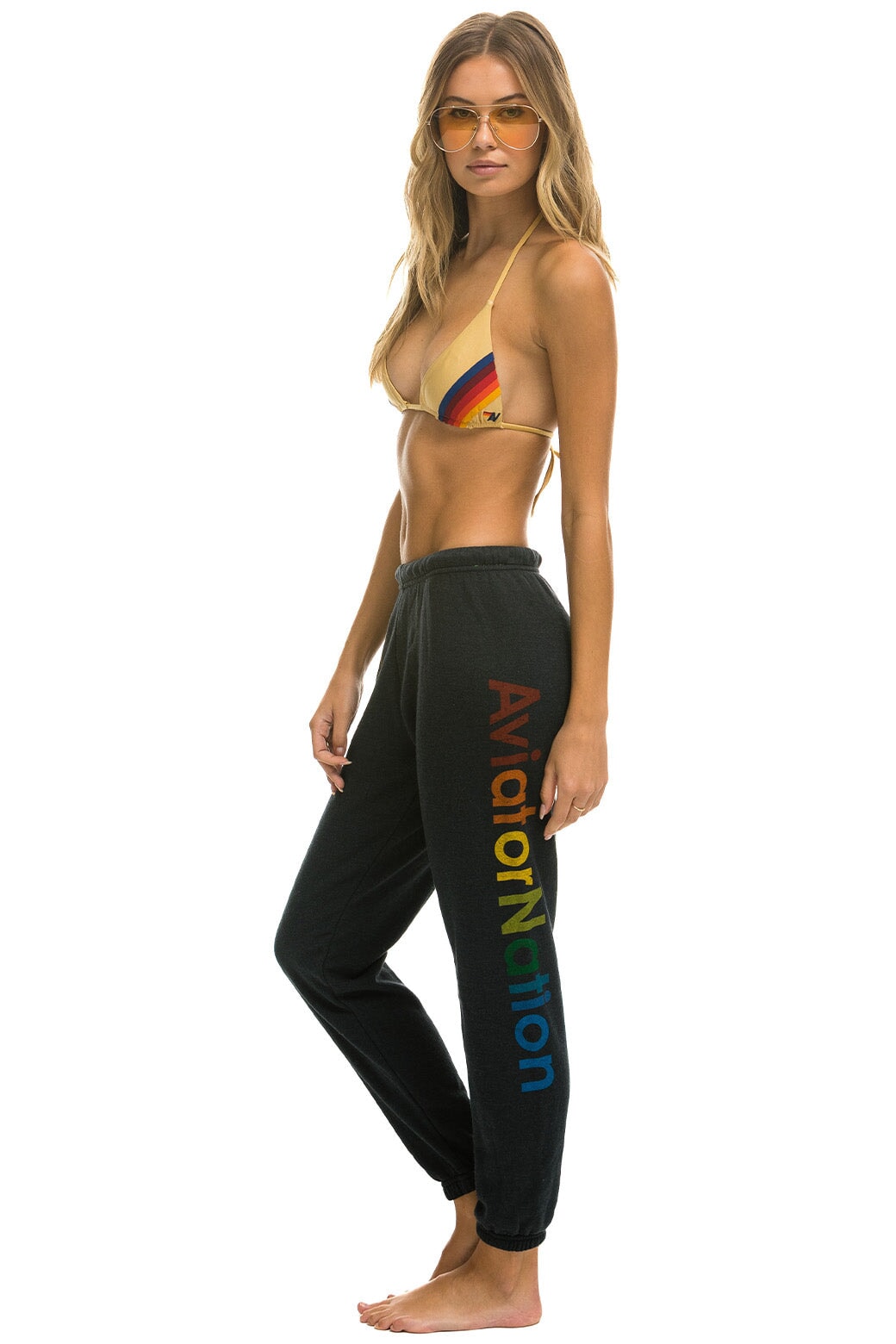 AVIATOR NATION MIAMI SWEATPANTS - CHARCOAL - Image 2
