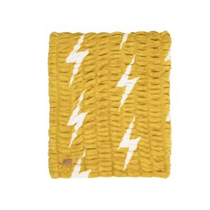 Aviator Nation x Lola Blanket - Gold // White Bolt